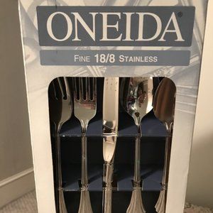 Brand New Oneida Stanless Dinnerware Set